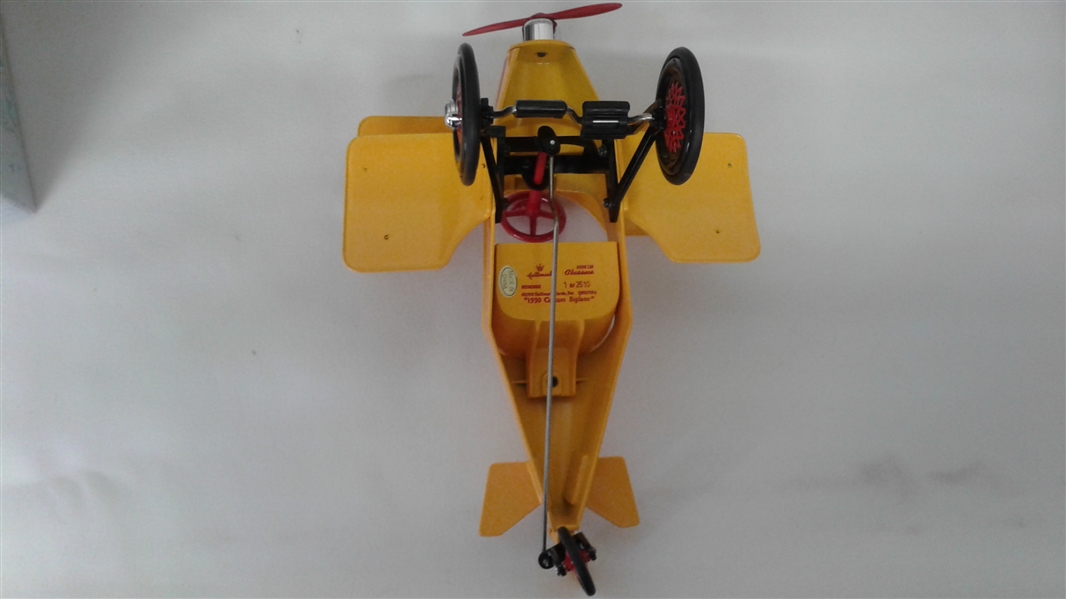 VINTAGE HALLMARK KIDDIE CAR CLASSICS 1930 CUSTOM BIPLANE