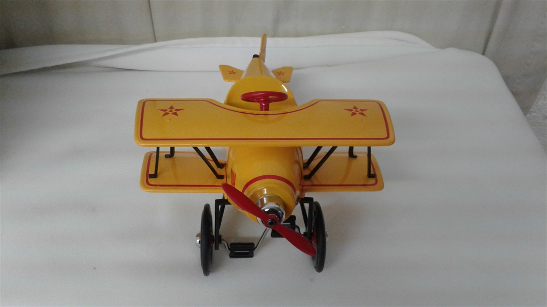 VINTAGE HALLMARK KIDDIE CAR CLASSICS 1930 CUSTOM BIPLANE