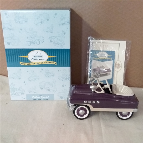 VINTAGE HALLMARK KIDDIE CAR CLASSICS 1949 GILLHAM SPECIAL NUMBERED EDITION