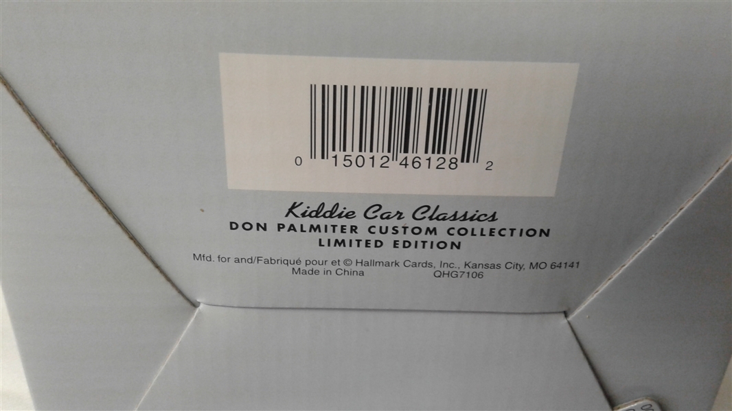 VINTAGE HALLMARK KIDDIE CAR CLASSICS 1940 CUSTOM ROADSTER WITH TRAILER