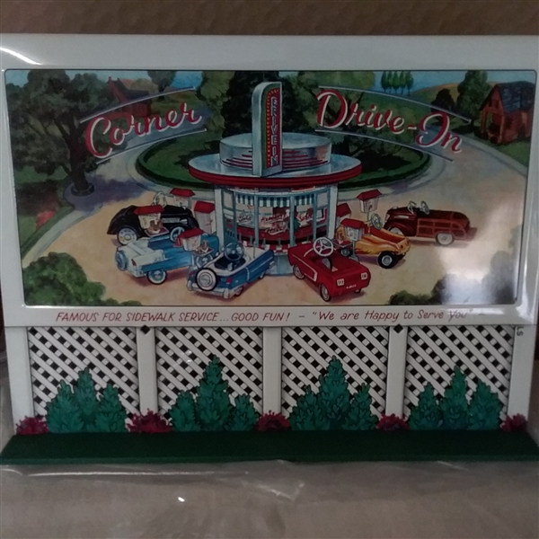 HALLMARK KIDDIE CAR CLASSICS BILL'S BOARDS SERIES FAMOUS FOOD SIGN