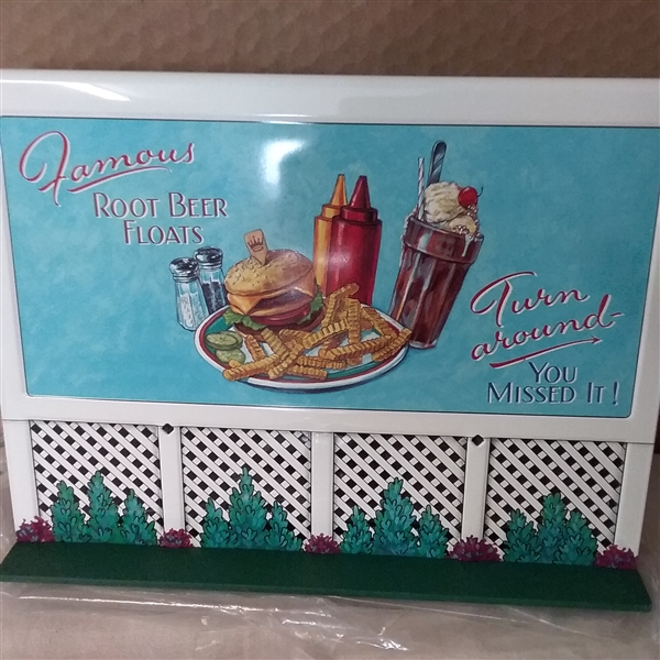 HALLMARK KIDDIE CAR CLASSICS BILL'S BOARDS SERIES FAMOUS FOOD SIGN