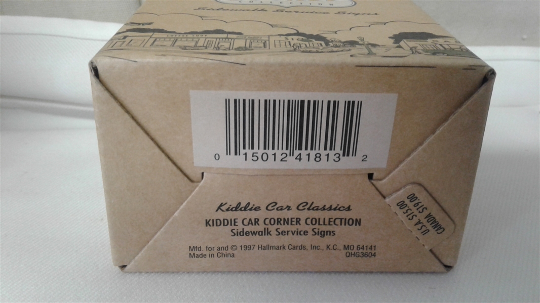 VINTAGE HALLMARK KIDDIE CAR CORNER COLLECTION