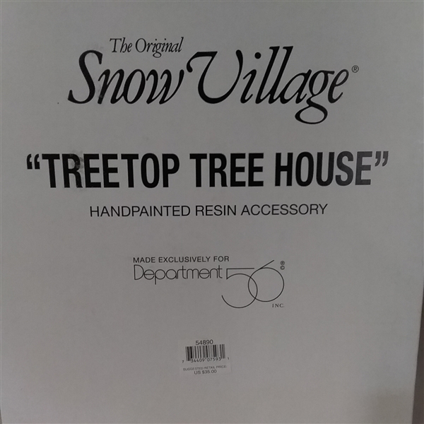 DEPARTMENT 56 TREETOP TREE HOUSE 