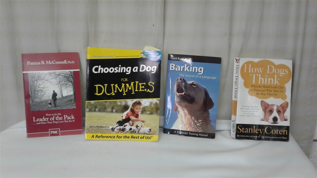 11 DOG BOOKS-TRAINING, VET, FIRST AID, UNDERSTANDING DOGS, ETC