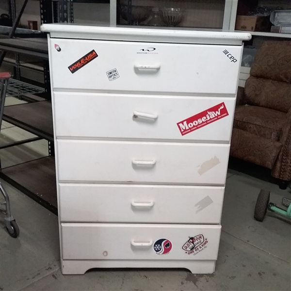 5 DRAWER DRESSER