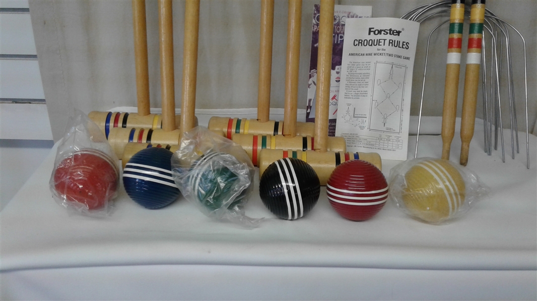 FORSTER CROQUET SET