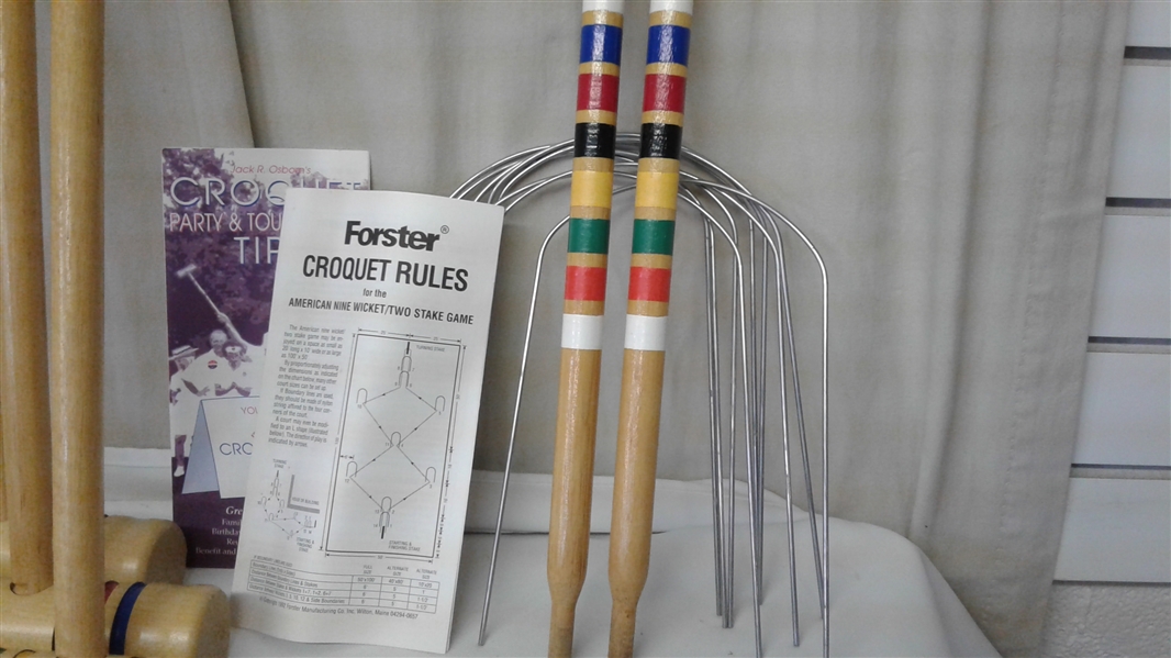 FORSTER CROQUET SET