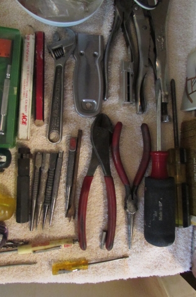 HOUSEHOLD TOOL DRAWER CONTENTS