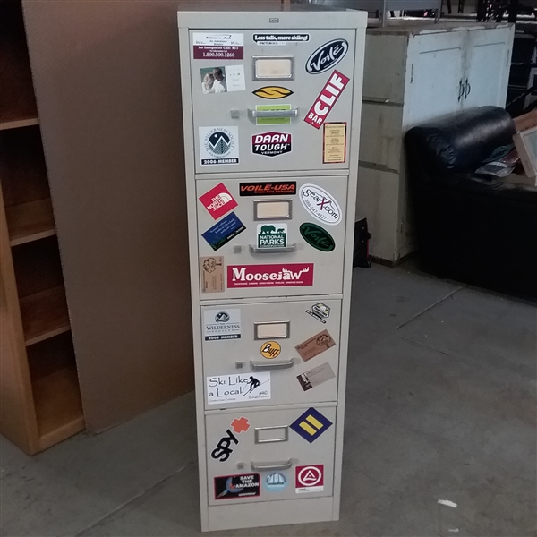 HON 4 DRAWER METAL FILING CABINET 