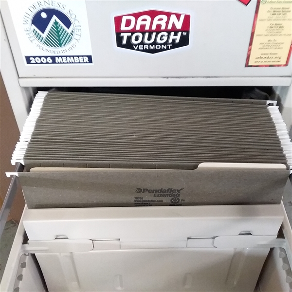 HON 4 DRAWER METAL FILING CABINET 