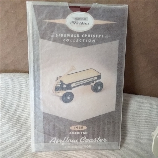 VINTAGE HALLMARK KIDDIE CAR CLASSICS 1935 AMERICAN AIRFLOW COASTER