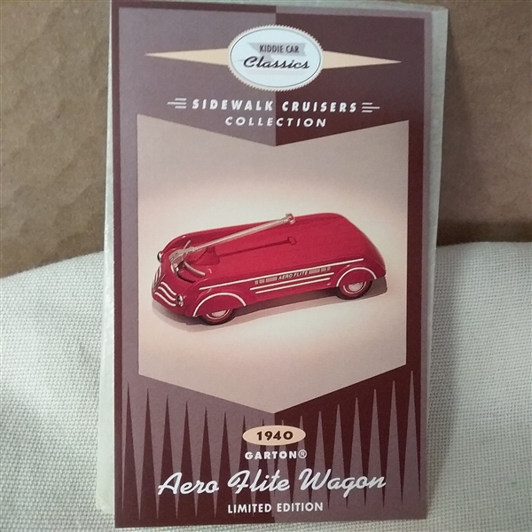 VINTAGE HALLMARK KIDDIE CAR CLASSICS 1940 AERO FLITE WAGON