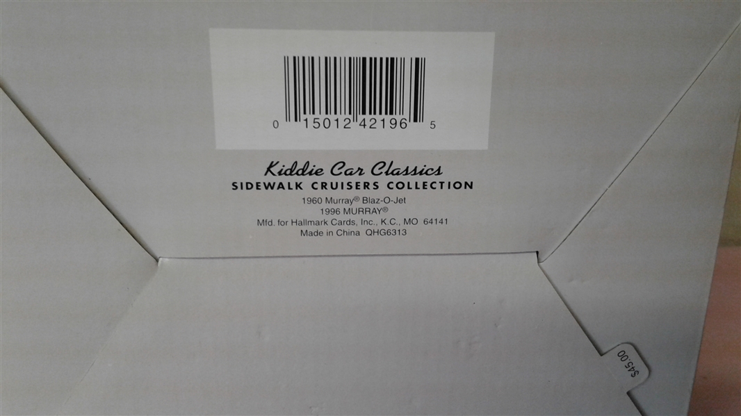 VINTAGE HALLMARK KIDDIE CAR CLASSICS 1960 MURRAY BLAZ-O-JET