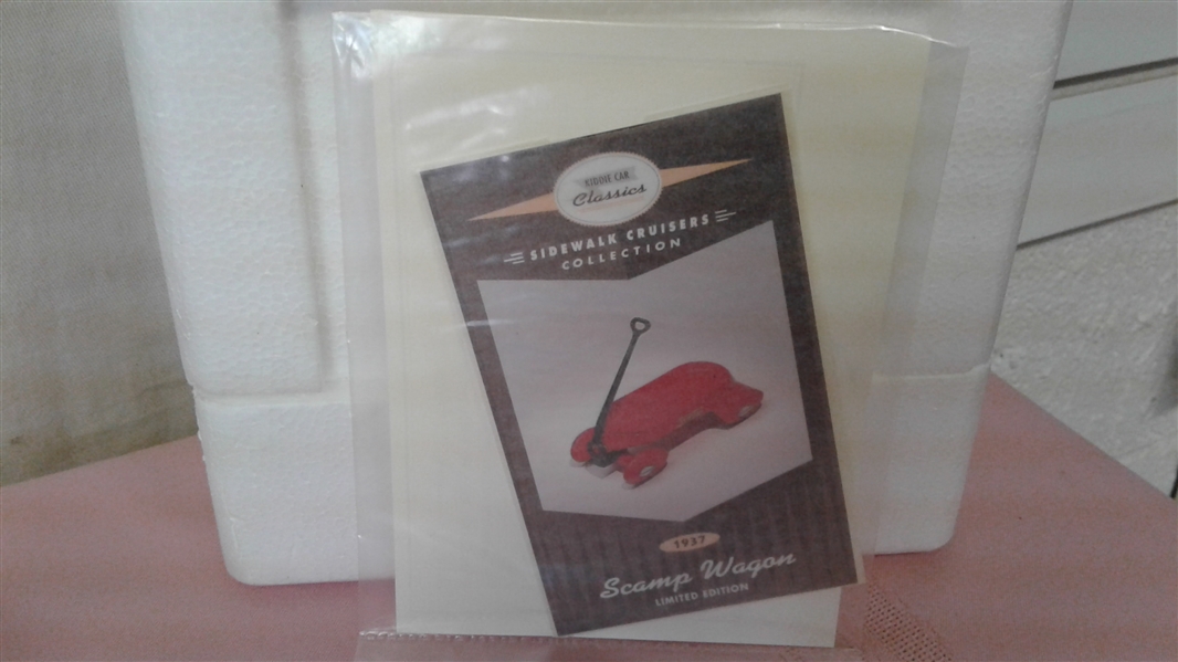 VINTAGE HALLMARK KIDDIE CAR CLASSICS 1937 SCAMP WAGON