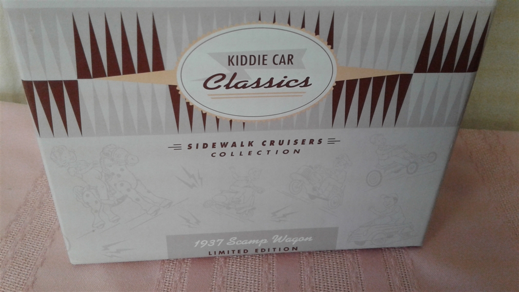 VINTAGE HALLMARK KIDDIE CAR CLASSICS 1937 SCAMP WAGON