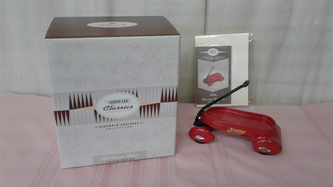 VINTAGE HALLMARK KIDDIE CAR CLASSICS 1937 SCAMP WAGON