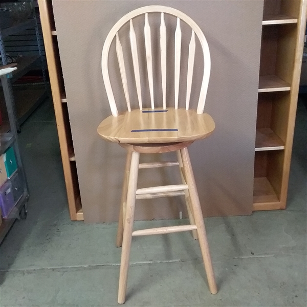 WOOD BAR STOOL