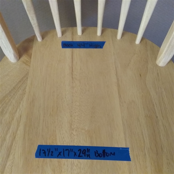 WOOD BAR STOOL