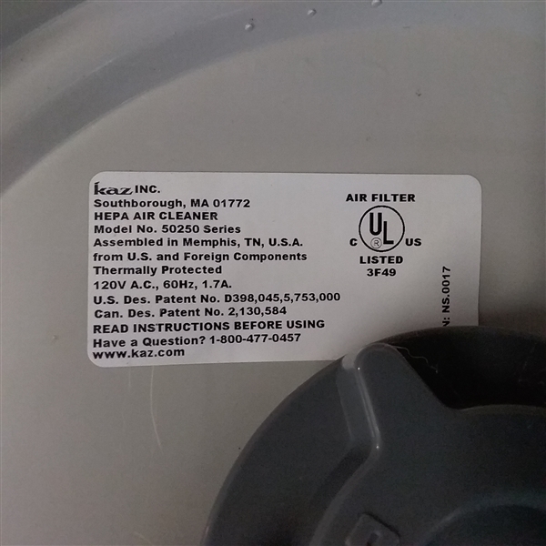HONEYWELL HEPA ALLERGEN REMOVER AIR CLEANER