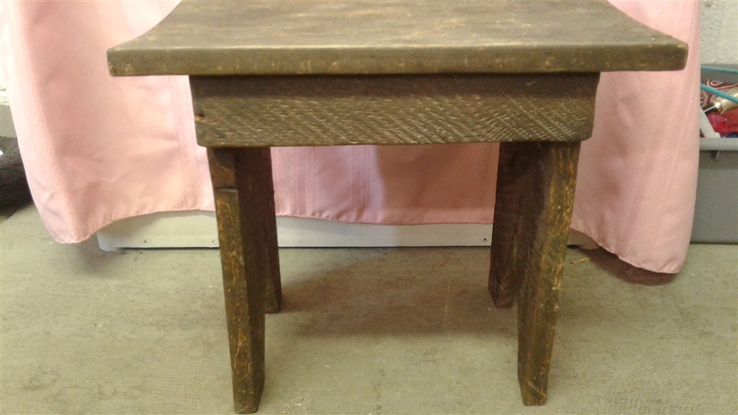 RUSTIC STEP STOOL