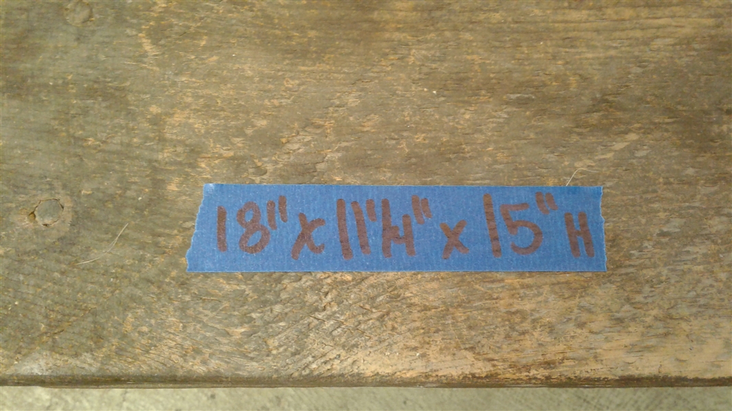 RUSTIC STEP STOOL