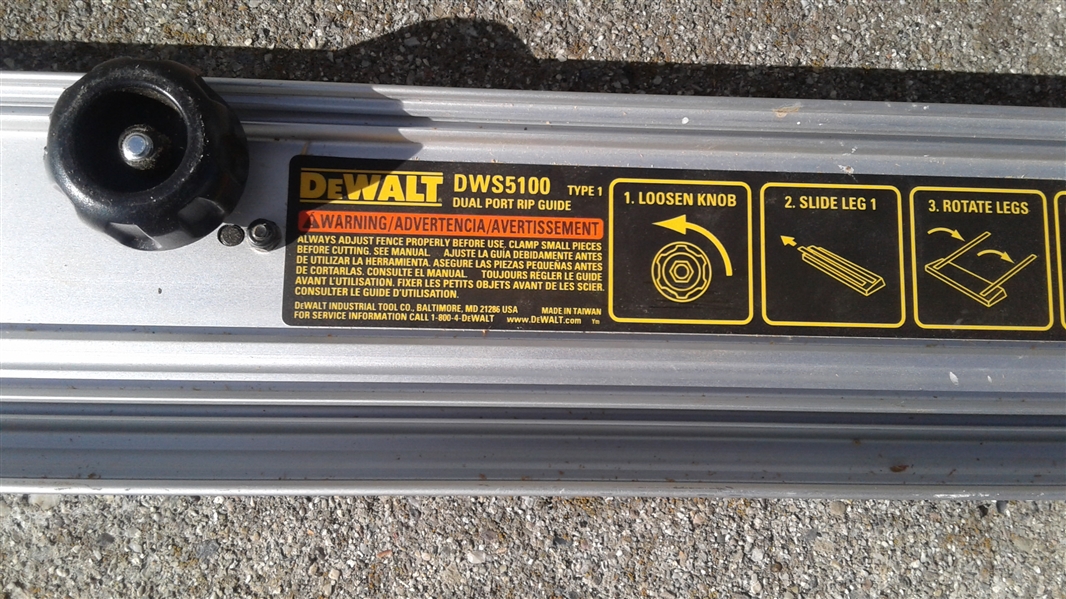 DEWALT 12 COMPOUND MITER SAW AND HEAVY DUTY STAND