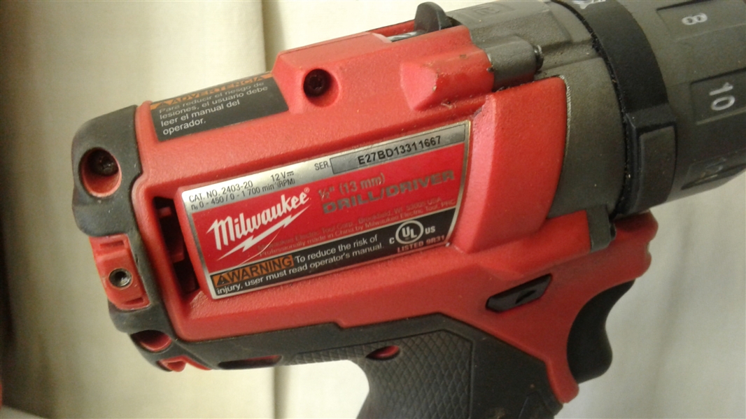 MILWAUKEE M12 FUEL1/2 DRILL/DRIVER