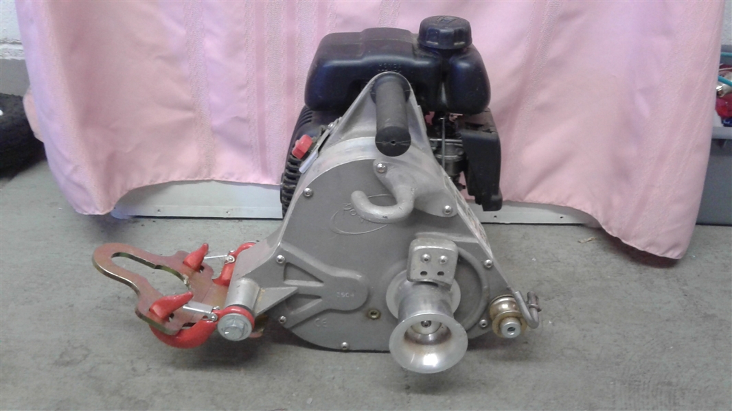 HONDA GAS POWERED PULLING WINCH PORTABLE WINCH CO