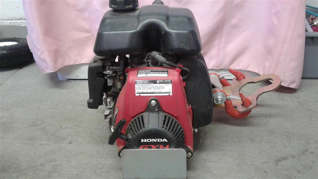 HONDA GAS POWERED PULLING WINCH PORTABLE WINCH CO
