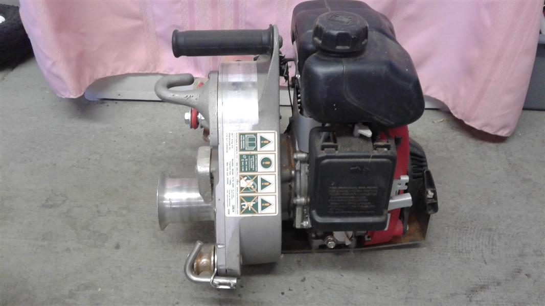 HONDA GAS POWERED PULLING WINCH PORTABLE WINCH CO