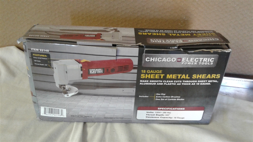 18 GAUGE SHEET METAL SHEERS