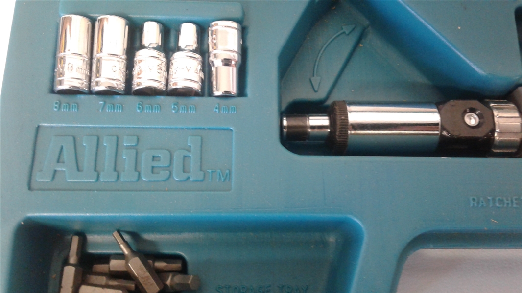 ALLIED 58 PC RATCHET TYPE DRIVER POWER BIT SET