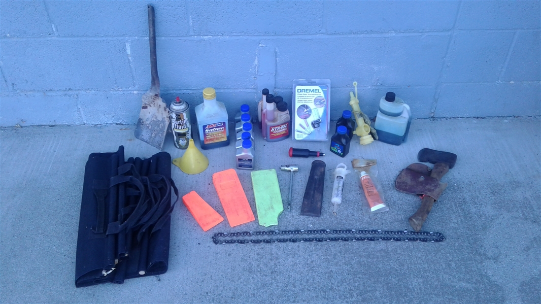 CHAINSAW/WOOD STOVE LOT
