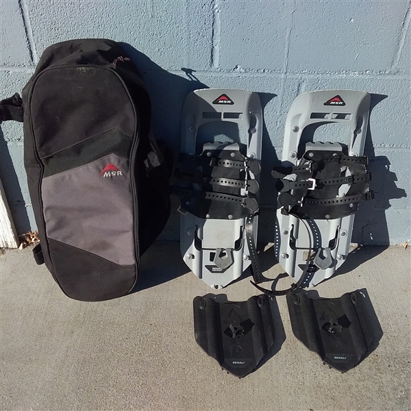 VIKING UTILITY SLED, SNOW SHOES AND GLOVES