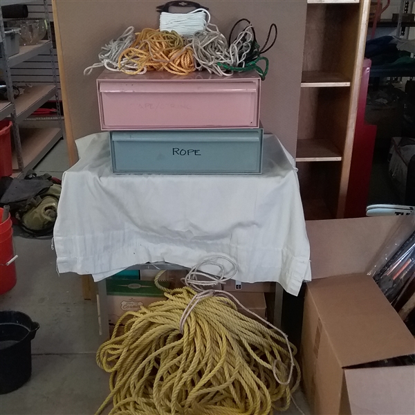 LARGE ROPE AND TAPE ASSORTMENT