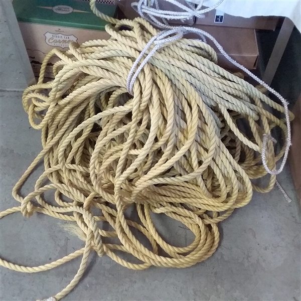 LARGE ROPE AND TAPE ASSORTMENT