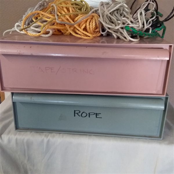 LARGE ROPE AND TAPE ASSORTMENT