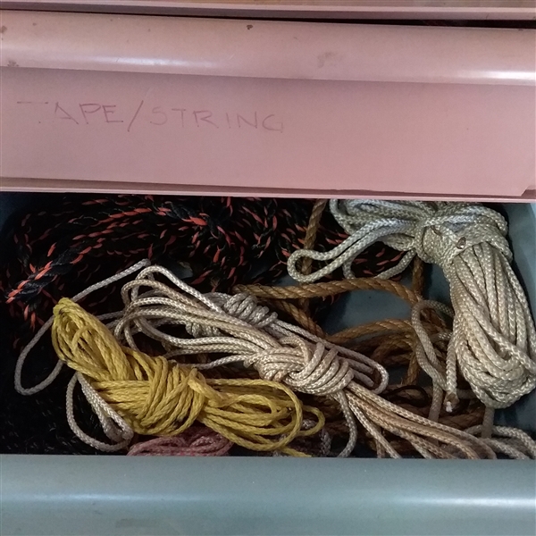 LARGE ROPE AND TAPE ASSORTMENT