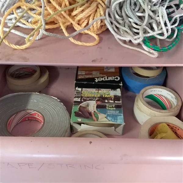 LARGE ROPE AND TAPE ASSORTMENT