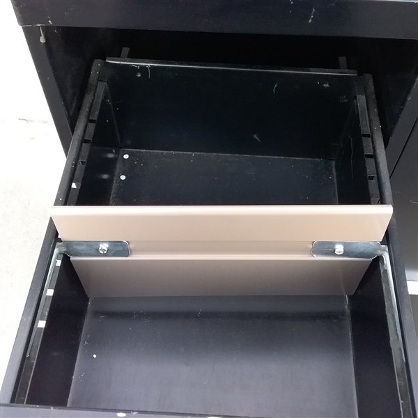 FILE CABINET WITH SIDE CLOSET