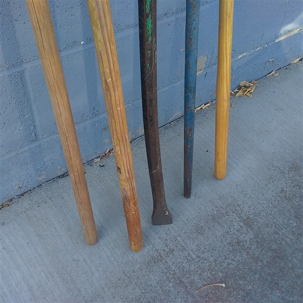 PRY BARS AND WOOD POLES