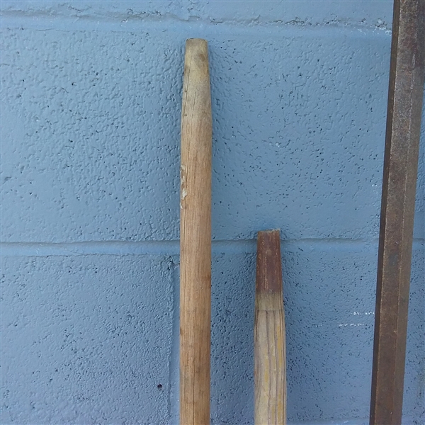 PRY BARS AND WOOD POLES