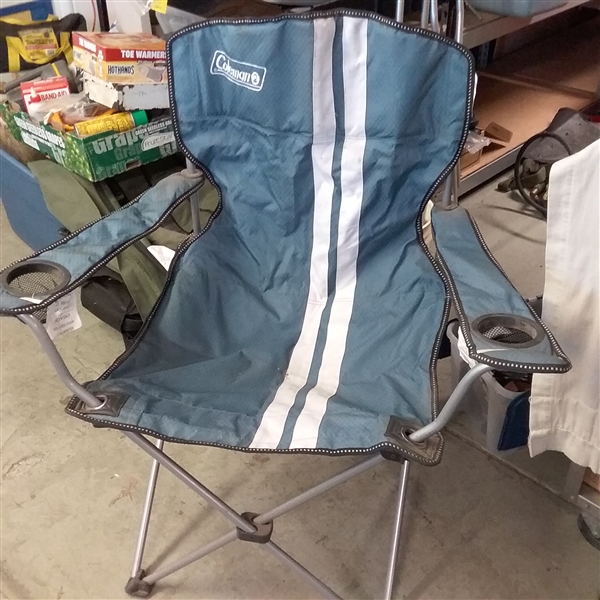 POP UP CANOPY AND FOLDING CHAIR