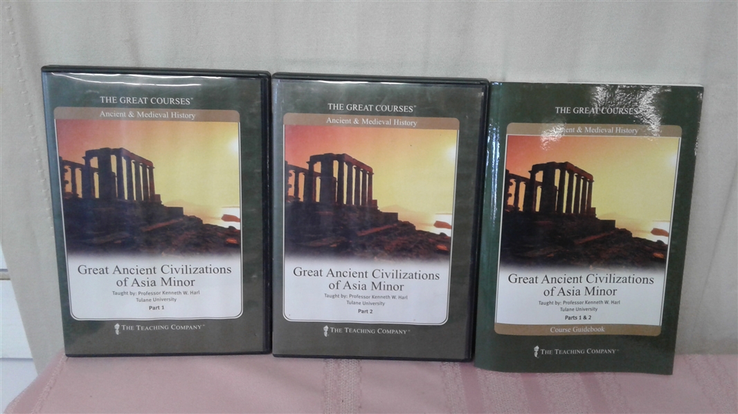 THE GREAT COURSES-GUIDEBOOKS AND CDS