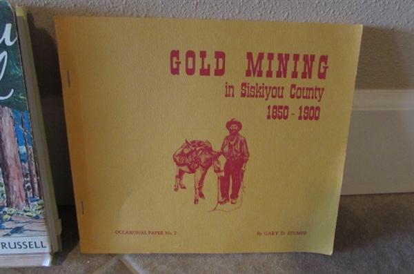 SISKIYOU TRAIL & GOLD MINING IN SISKIYOU BOOKS