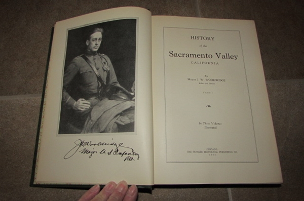 1931 3-VOLUME SET HISTORY OF THE SACRAMENTO VALLEY