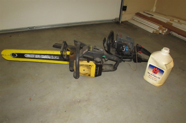 MCCULLOCH CHAINSAW & CRAFTSMAN HEDGER FOR PARTS