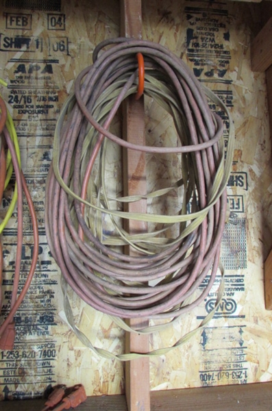 EXTENSION CORDS, ELECTRICAL WIRE & WEATHERSTRIPPING