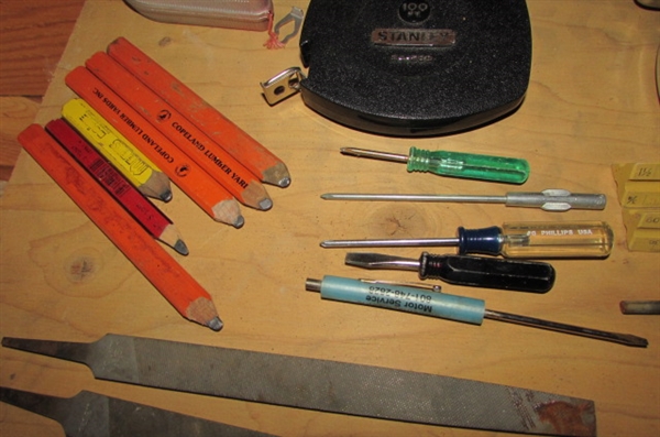 MEASURE, FILE AND MARKING TOOLS